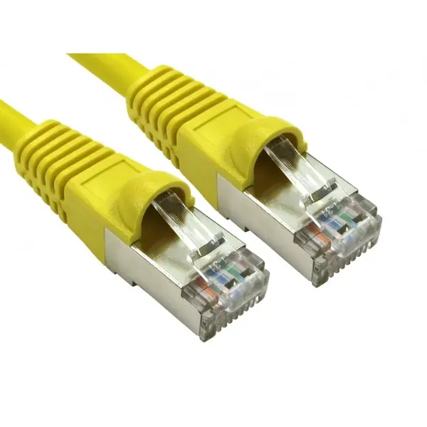 Image of Cables Direct 2m CAT6A Patch Cable (Yellow)
