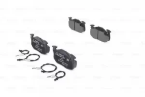 Image of Bosch 0986461763 BP611 Brake Pad Set Disc Brake Front Axle