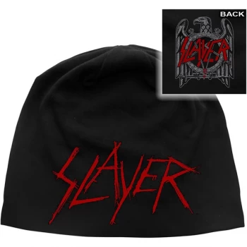 Image of Slayer - Eagle Unisex Beanie Hat - Black