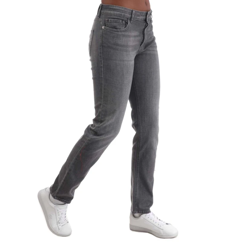 Image of Emporio Armani J60 Regular-Fit Jeans - Grey Grey ONE SIZE
