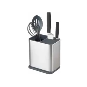 Image of Joseph Joseph Surface Stainless-Steel Utensil Pot - Silver/Grey