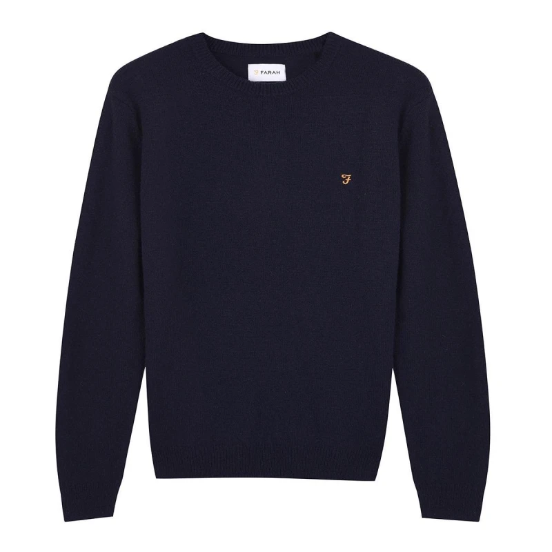 Image of Farah Birchall Jumper True Navy male X Small