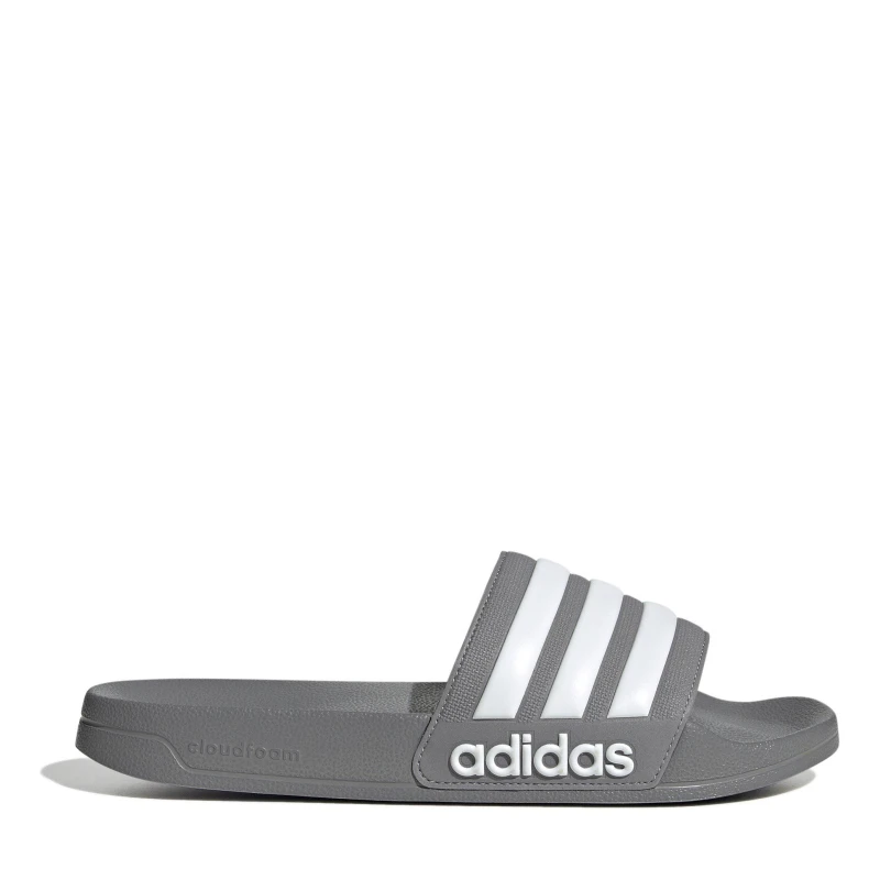 Image of adidas Adilette Shower Slides Unisex - Grey Grey 7