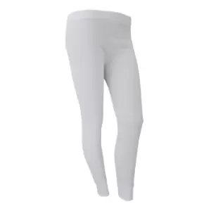 Image of FLOSO Ladies/Womens Thermal Underwear Long Jane/Johns (Standard Range) (Hip Fit: 30-32inch (8-10)) (White)