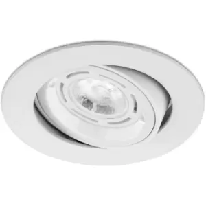 Image of Aurora Adjustable IP20 Non-Integrated Downlight Satin Nickel - AU-DLM357SN