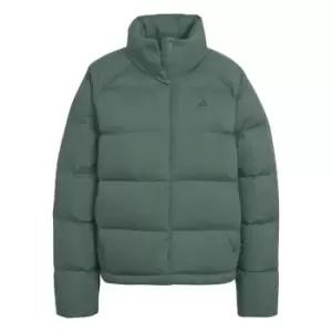 Image of adidas Helionic Relaxed Down Jacket Womens - Green