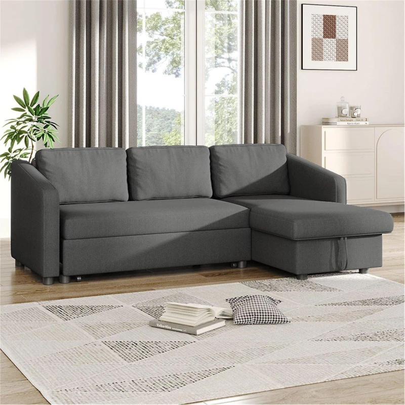 Image of Kabinet UK Grey Corner Sofa Bed Grey unisex One size