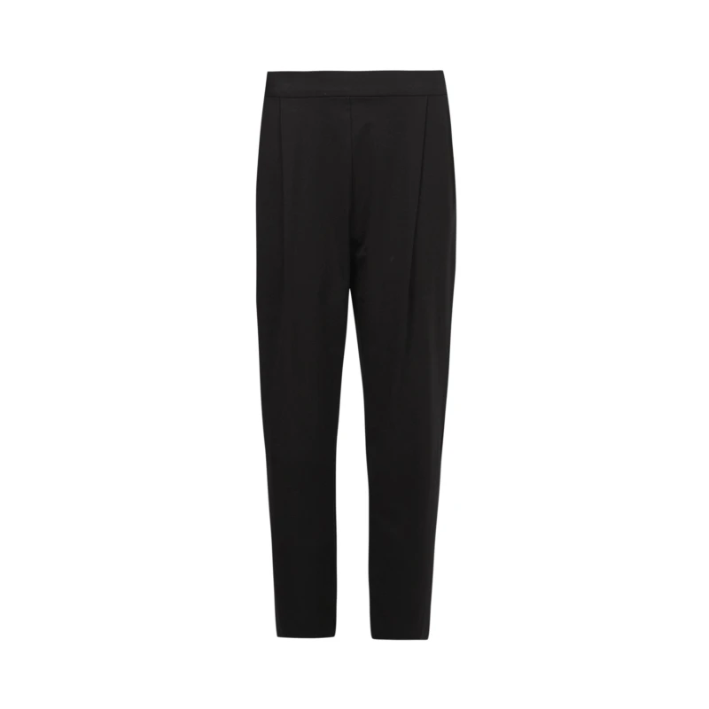 Image of AllSaints Womens Lyocell Aleida Jersey Trousers, Black, Size: 6