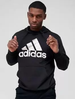 Image of adidas Essentials BOS Camo Hoodie - Black Size XS Men