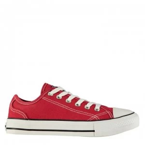 Image of SoulCal Canvas Low Ladies Canvas Shoes - Red