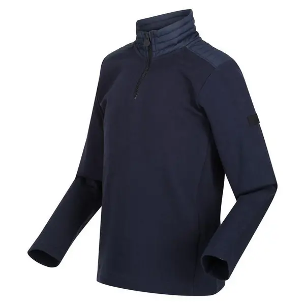 Image of Regatta Markas quarter Zip Fleece - Blue C7-C8