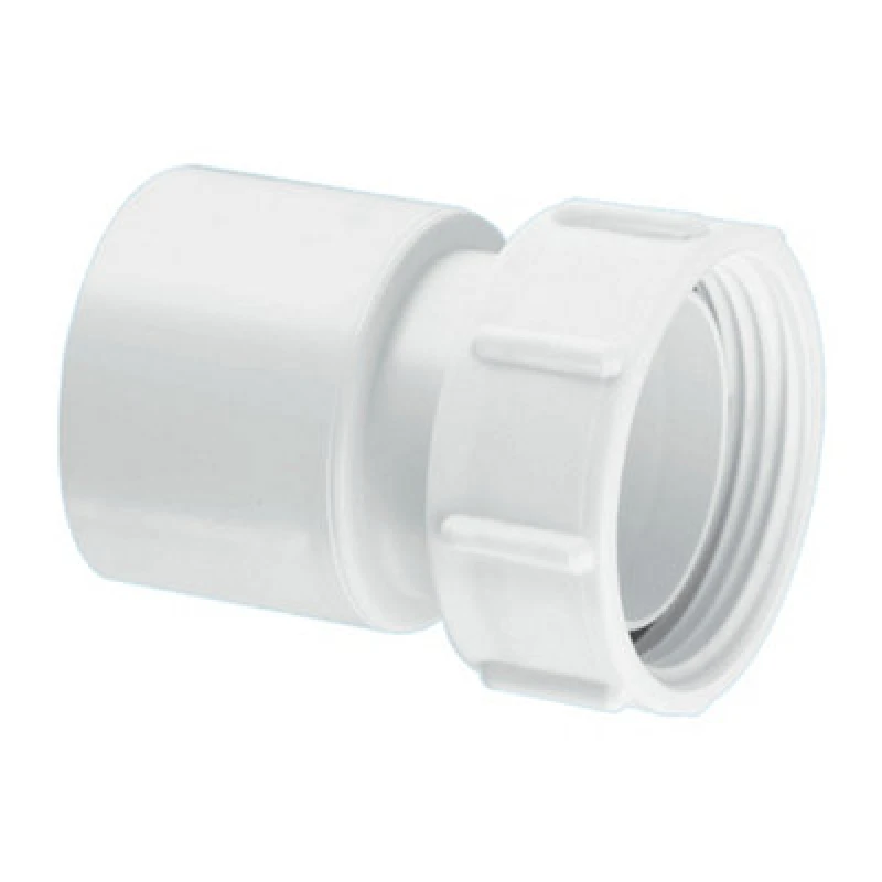 Image of McAlpine T25 1.5" Solvent Weld BSP Coupling White