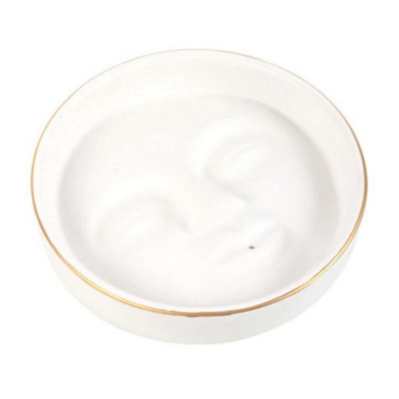 Image of Something Different Something Different Moon Face Incense Holder in White White One Size Unisex 5063574549554