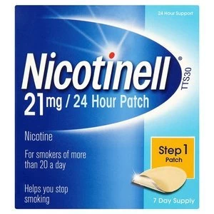 Image of Nicotinell 21mg 24 Hour Patch Nicotine 7 Day Supply