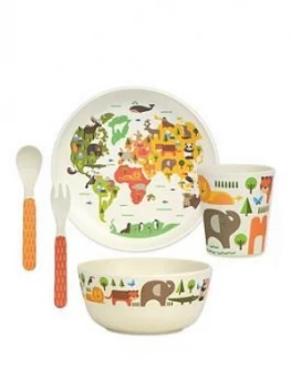 Image of Petit Collage Bamboo Baby Dinnerware Set - Our World