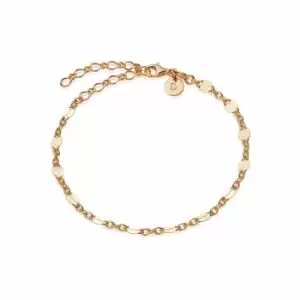 Image of Daisy London 18ct Gold Plate Peachy Chain Bracelet 18ct Gold Plate