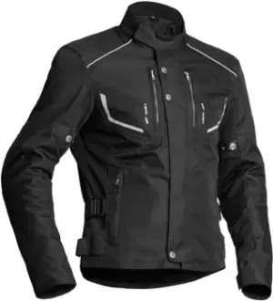 Image of Lindstrands Halden Waterproof Motorcycle Textile Jacket, black, Size 58, black, Size 58