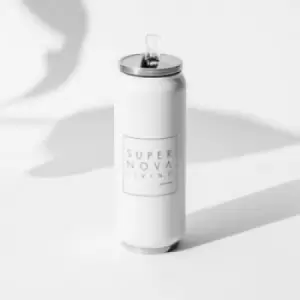 Image of Supernova Living Can - White Gloss Holds 350ml - Single