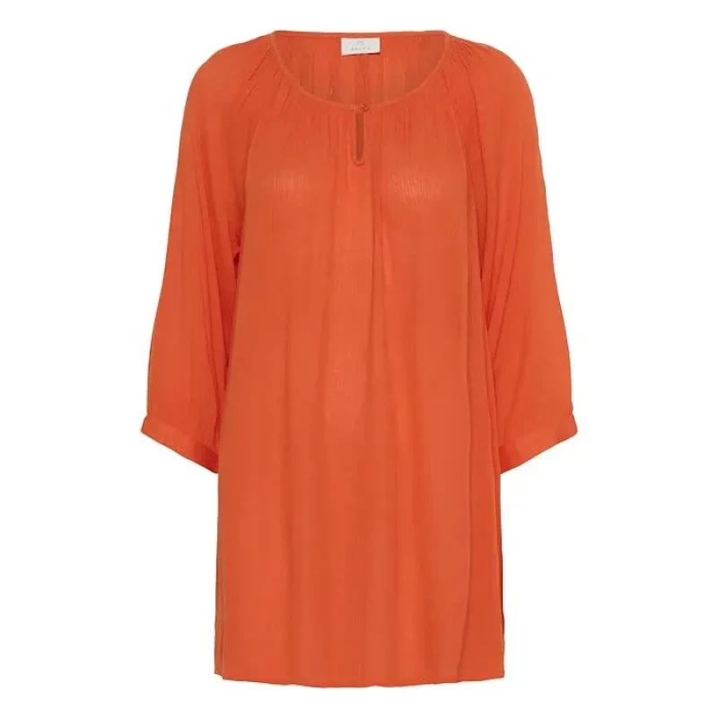 Image of Kaffe Womens tunic KAFFE Amber Orange Female 38