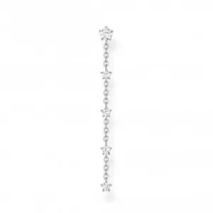 Image of Silver Zirconia White Earring H2194-051-14