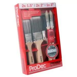Image of ProDec 7Pc Premier Brush Set Inc 2X Free Sashes- you get 10