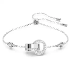 Image of Hollow White Rhodium Plated Bracelet 5636499