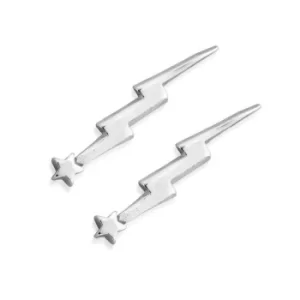 Image of ChloBo SEST3080 Women's Lightning Bolt Cuff Earrings