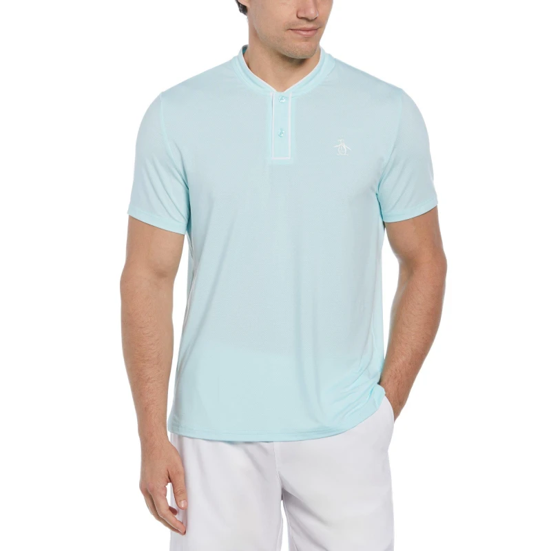 Image of Original Penguin Tn Ss Prf Te Short Sleeve Performance T-Shirts Small Blue 63241418350