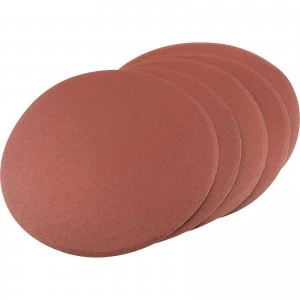 Image of Draper Self-Adhesive Aluminium Oxide Abrasive Disc 200mm 120g Pack of 5