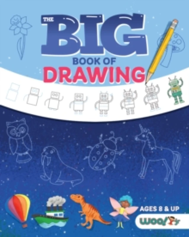Image of big book of drawing over 500 drawing challenges for kids and fun things to 9781642506723