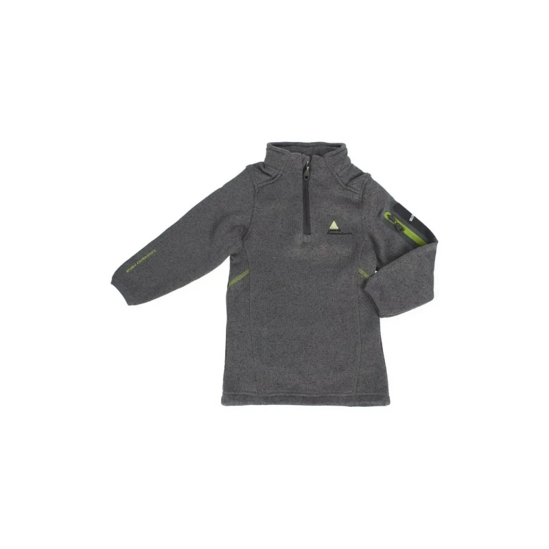 Image of Children's fleece jacket Peak Mountain Ecypa Gris Male 5 ans