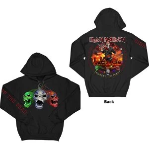 Image of Iron Maiden - LOTB Live Album Unisex Medium Hoodie - Black