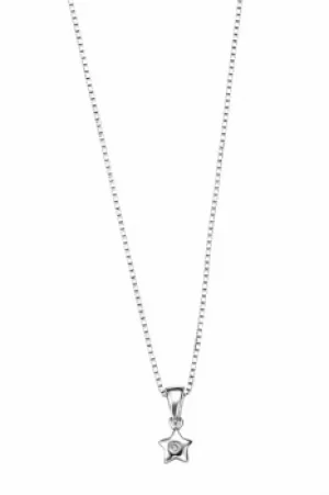 Image of D For Diamond Star Pendant JEWEL P616