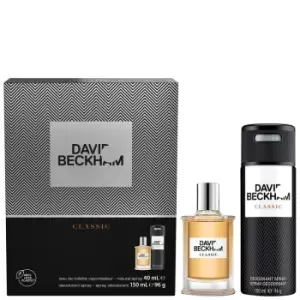 Image of David Beckham Classic Blue Gift Set 40ml Eau de Toilette + 150ml Deodorant