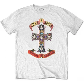 Image of Guns N' Roses - Appetite for Destruction Kids 3 - 4 Years T-Shirt - White