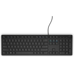 Image of Dell KB216 Multimedia Keyboard USB Black UK Layout
