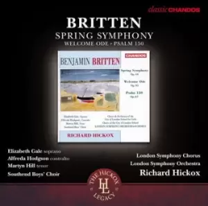 Image of Benjamin Britten - Benjamin Britten: Spring Symphony, Op. 44/Welcome Ode, Op. 95/... CD Album - Used