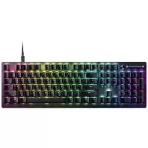 Image of RAZER DeathStalker V2 USB Gaming keyboard Detachable cable, Backlit, Built-in user memory, Multimedia buttons, USB port German, QWERTZ, Windows Black
