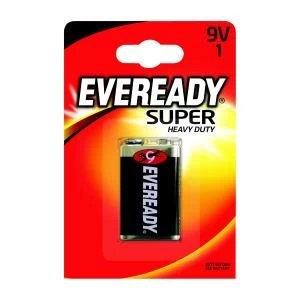 Image of Eveready Super Heavy Duty Battery 9V 6F22BIUP