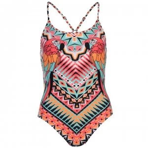 Image of Zoggs Perch Starback Swimming Costume Ladies - Multi