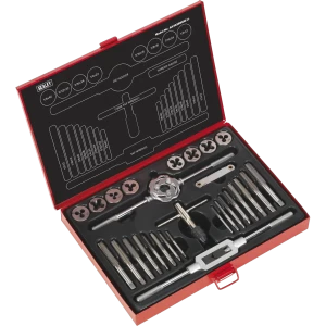 Image of Sealey 28 Piece Tap and Die Set Imperial BSW