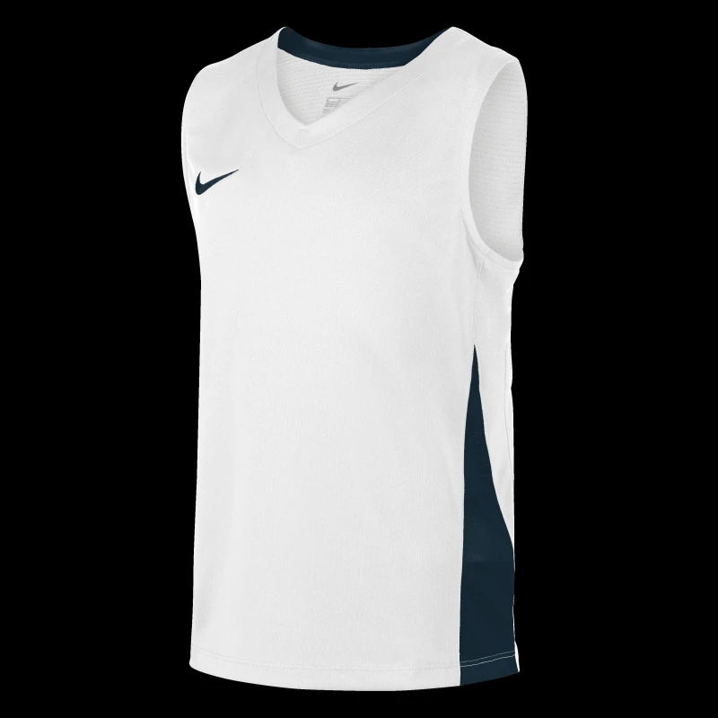 Image of Nike Team Basketball Stock 20 Jersey Kids White C101 XS