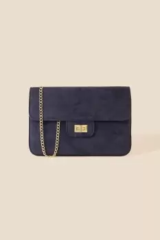 Image of Suedette Flat Fold Clutch