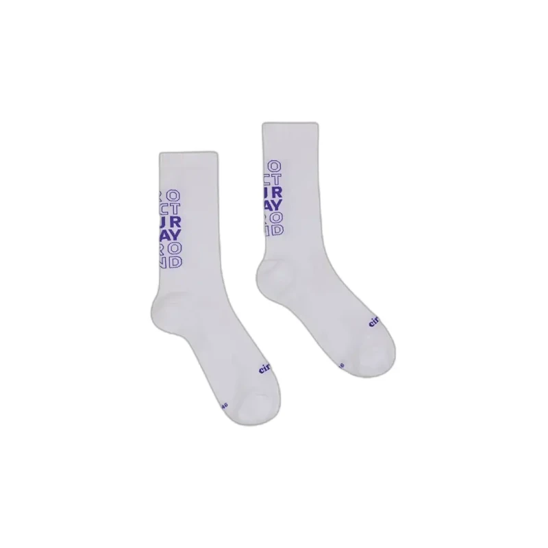Image of Circle Sportswear Football Socks Circle Sportswear Speedy Blanc Unisex 35/38