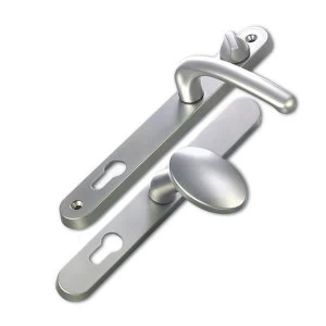 Image of Fab and Fix Balmoral 92/62 Weather-Resistant Lever/Pad Handles with Snib - 243mm 211mm fixings
