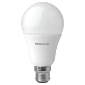 Image of Megaman 13W BC B22 GLS Warm White Dimmable - 148372