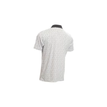 Image of Calvin Klein Geo Ck Polo - White - L Size: Large