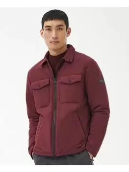 Image of Barbour International District Chest Patch Pocket Jacket - Red, Size L, Men