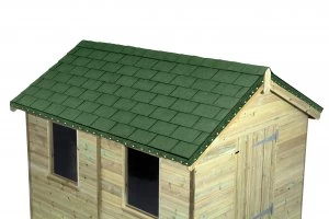 Image of Wickes Green Roofing Shingles 2m2 Pack 14
