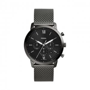 Image of Fossil Black And Grey 'Neutra Chrono' Chronograph Dress Watch - FS5699